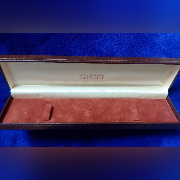 Genuine GUCCI Vintage Brown Watch Long Case Box - Picture 2 of 7